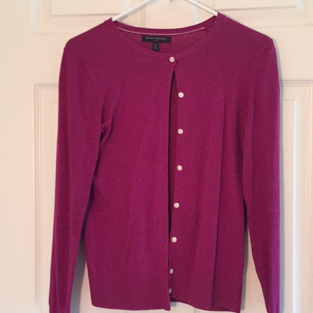 Magenta cardigan